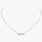Messika - Baby Move Pave Necklace Yellow Gold